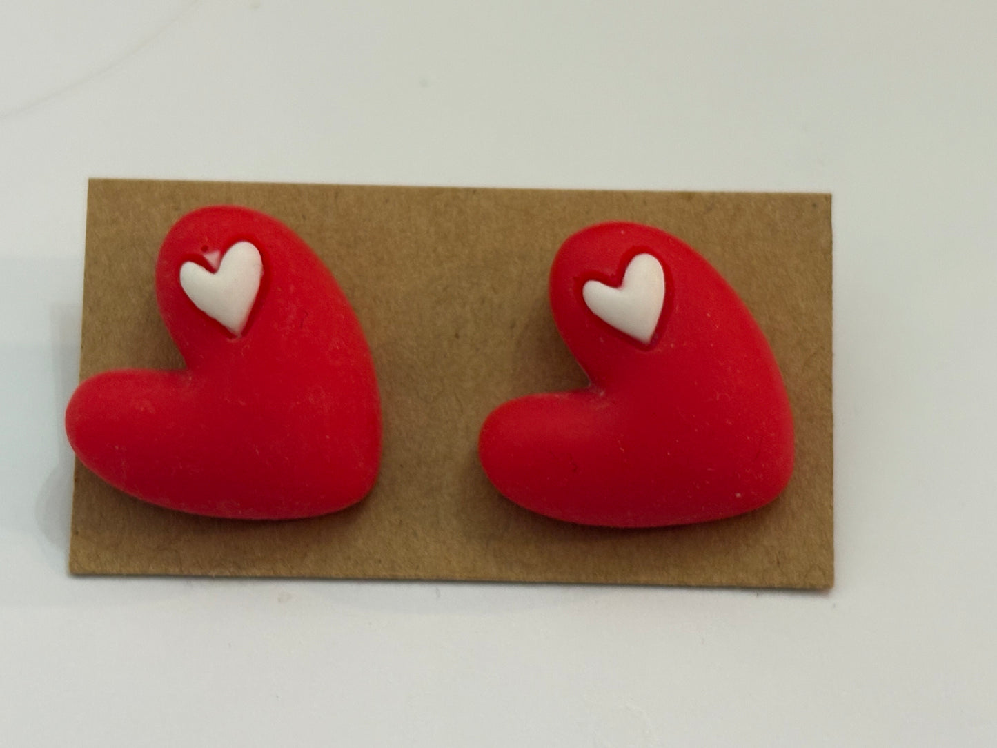 Red Heart Earrings