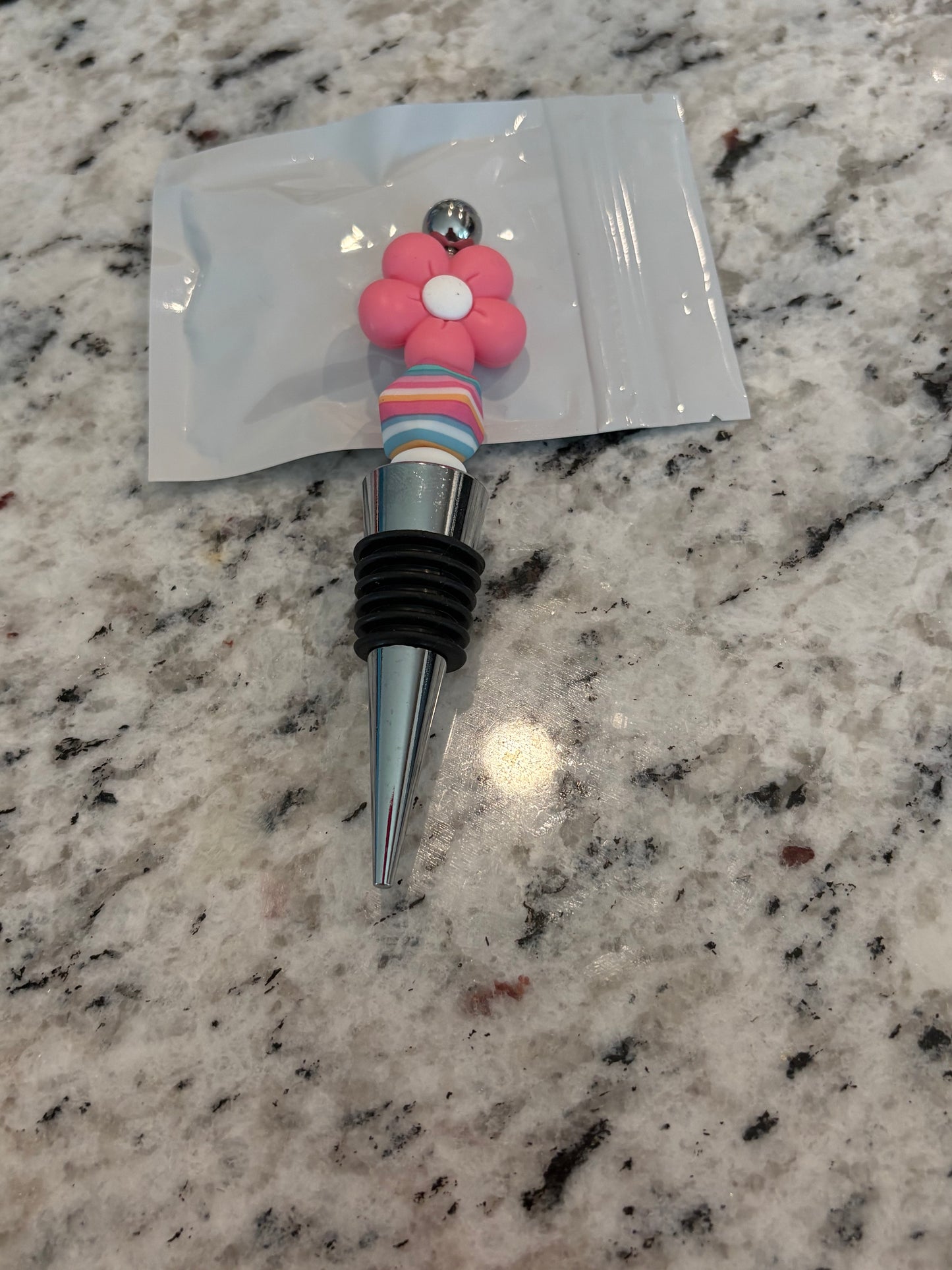 Pretty in Pink Wine Cork