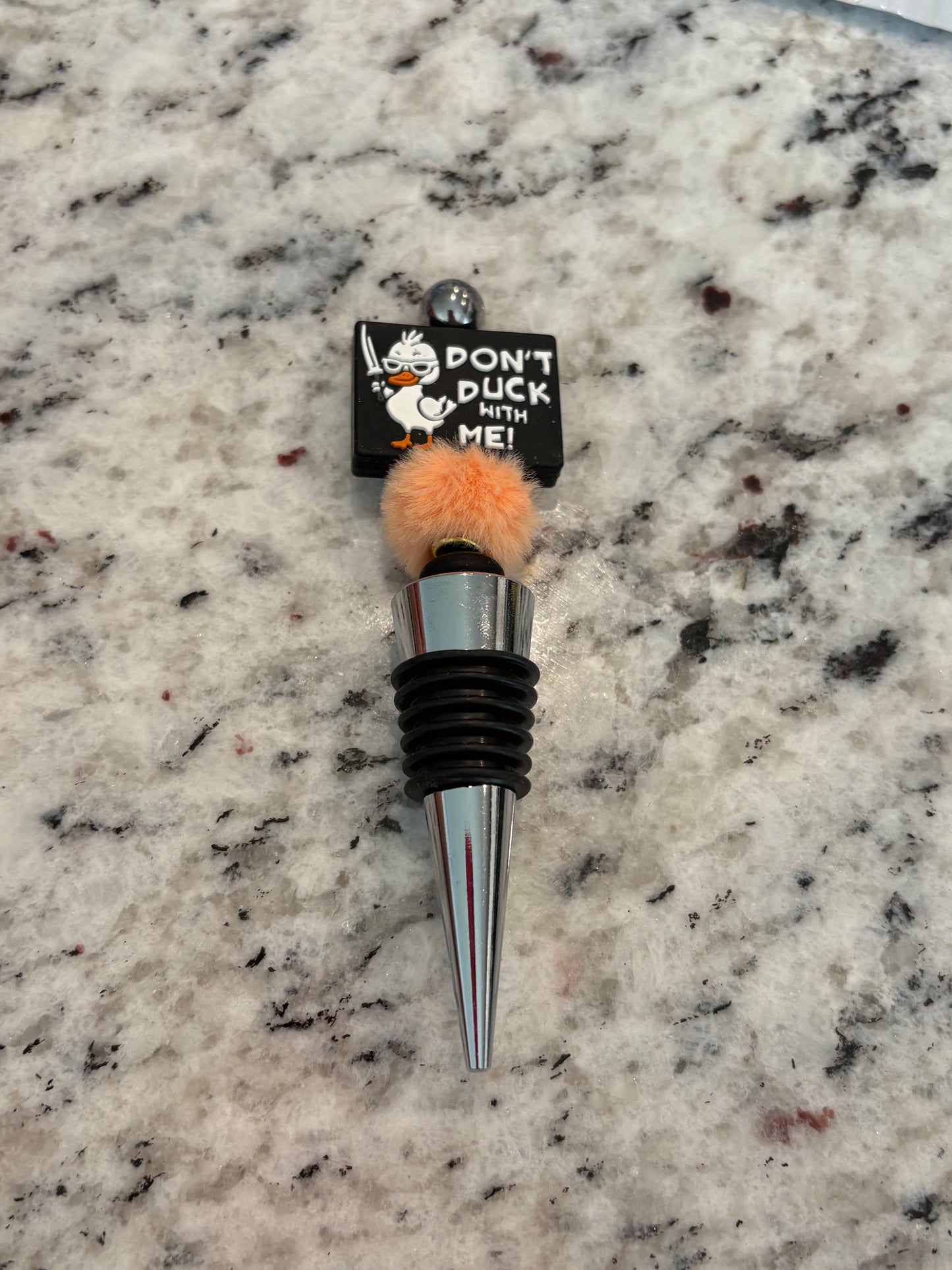 Don't Duck With Me Wine Cork