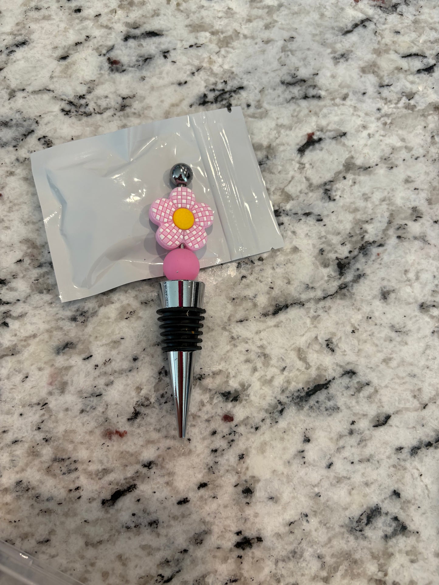 Pink Petal Power Wine Cork