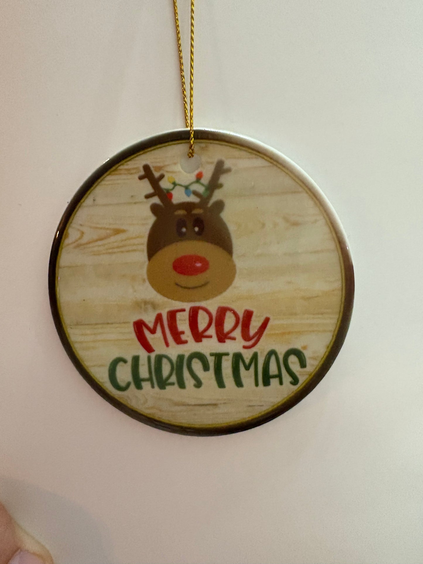 Wooden Festive Ornament