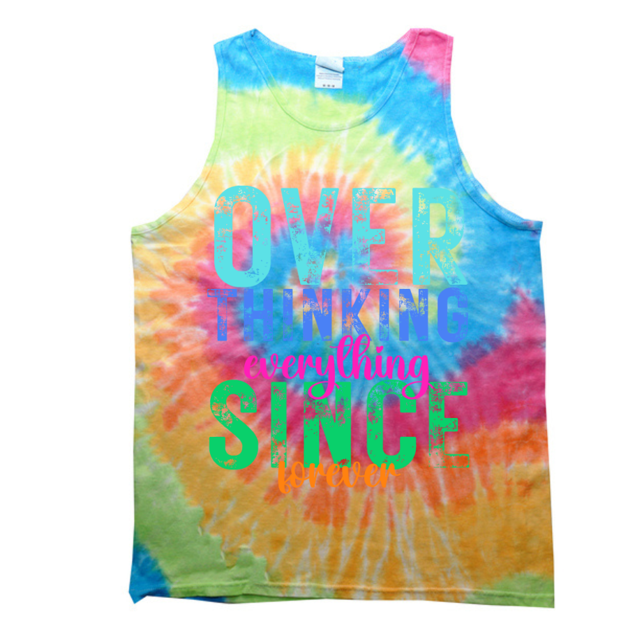 Overthinking everything SINCE forever (color print)