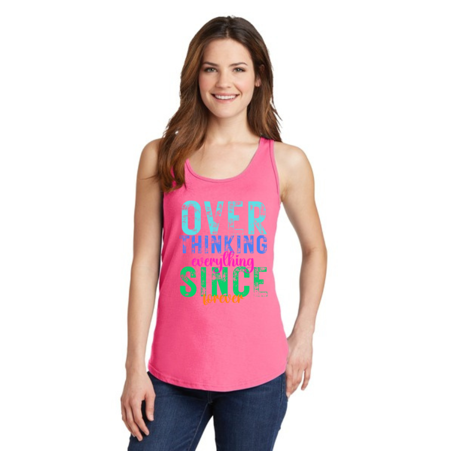 Overthinking everything SINCE forever (color print)