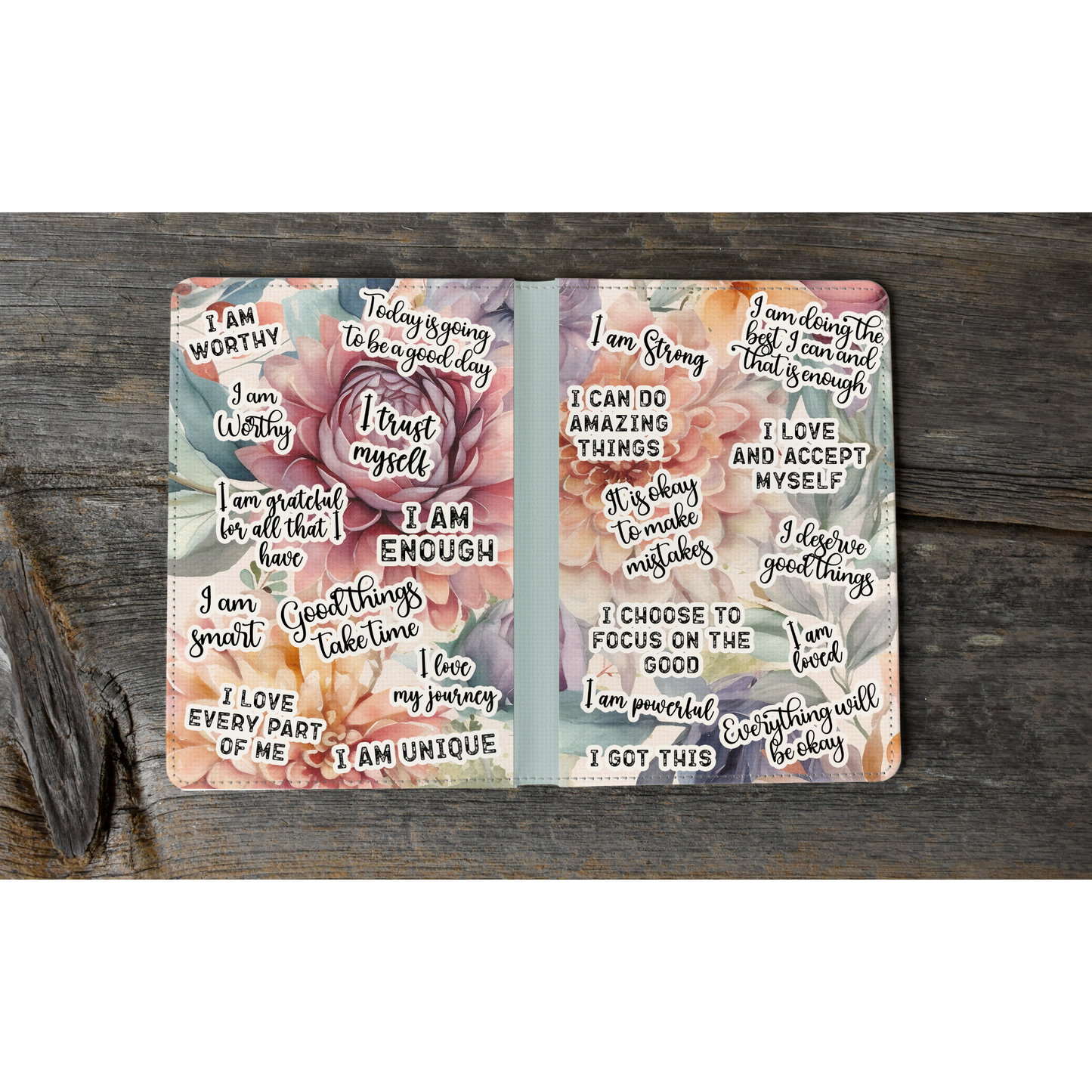 Watercolor Affirmation Journal