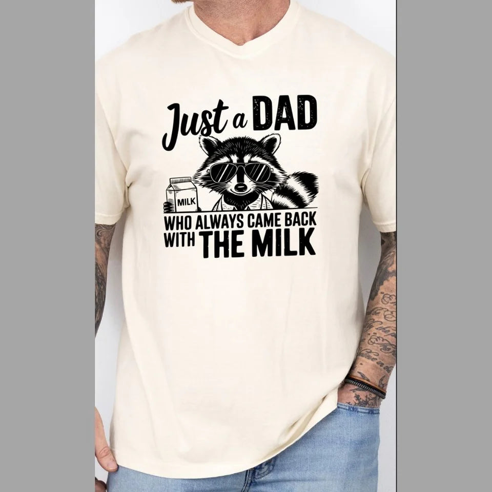 Just a dad who came back with the milk