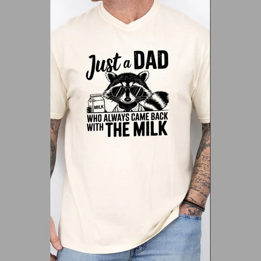 Just a dad who came back with the milk