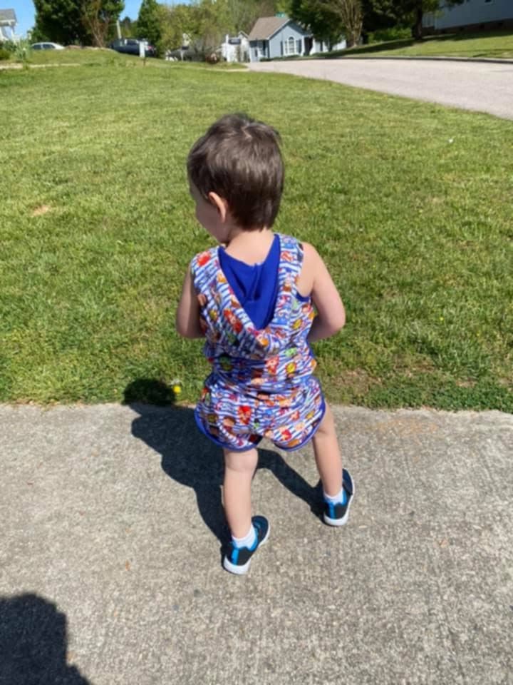 Hooded Tank and Shorts Set