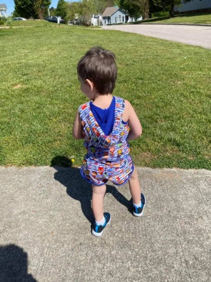 Hooded Tank and Shorts Set