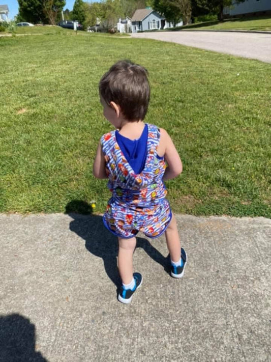 Hooded Tank and Shorts Set