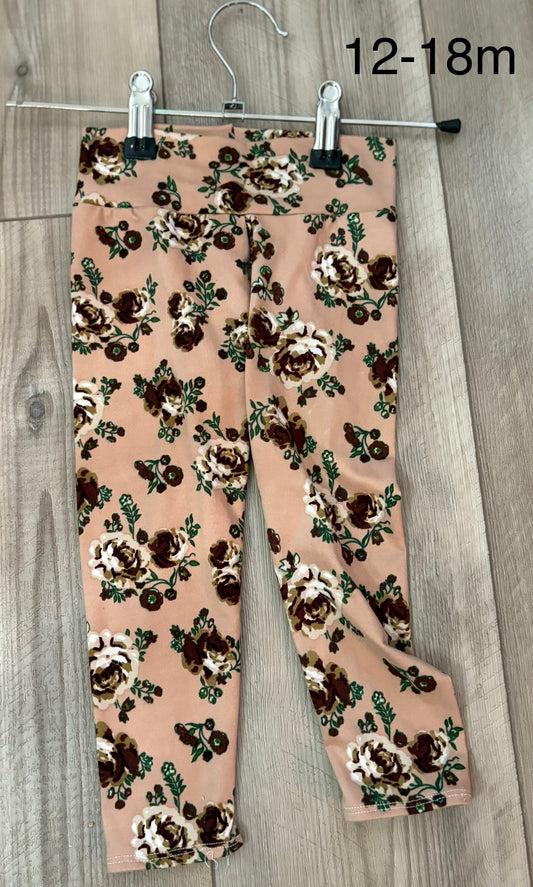 Fall Floral Leggings