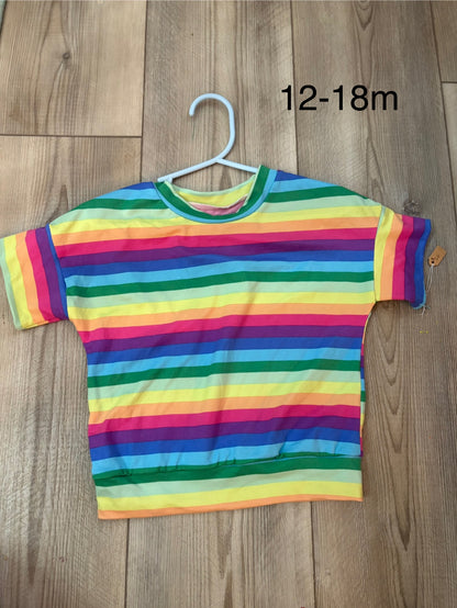 Short Sleeve Rainbow Tee
