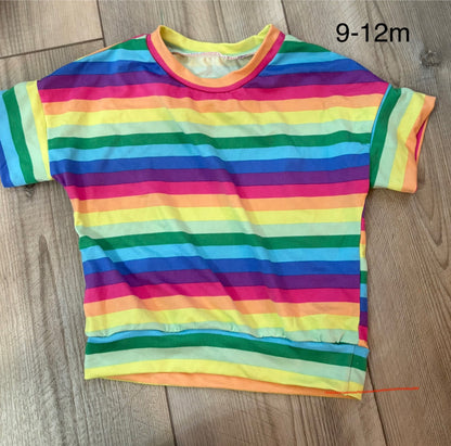 Short Sleeve Rainbow Tee