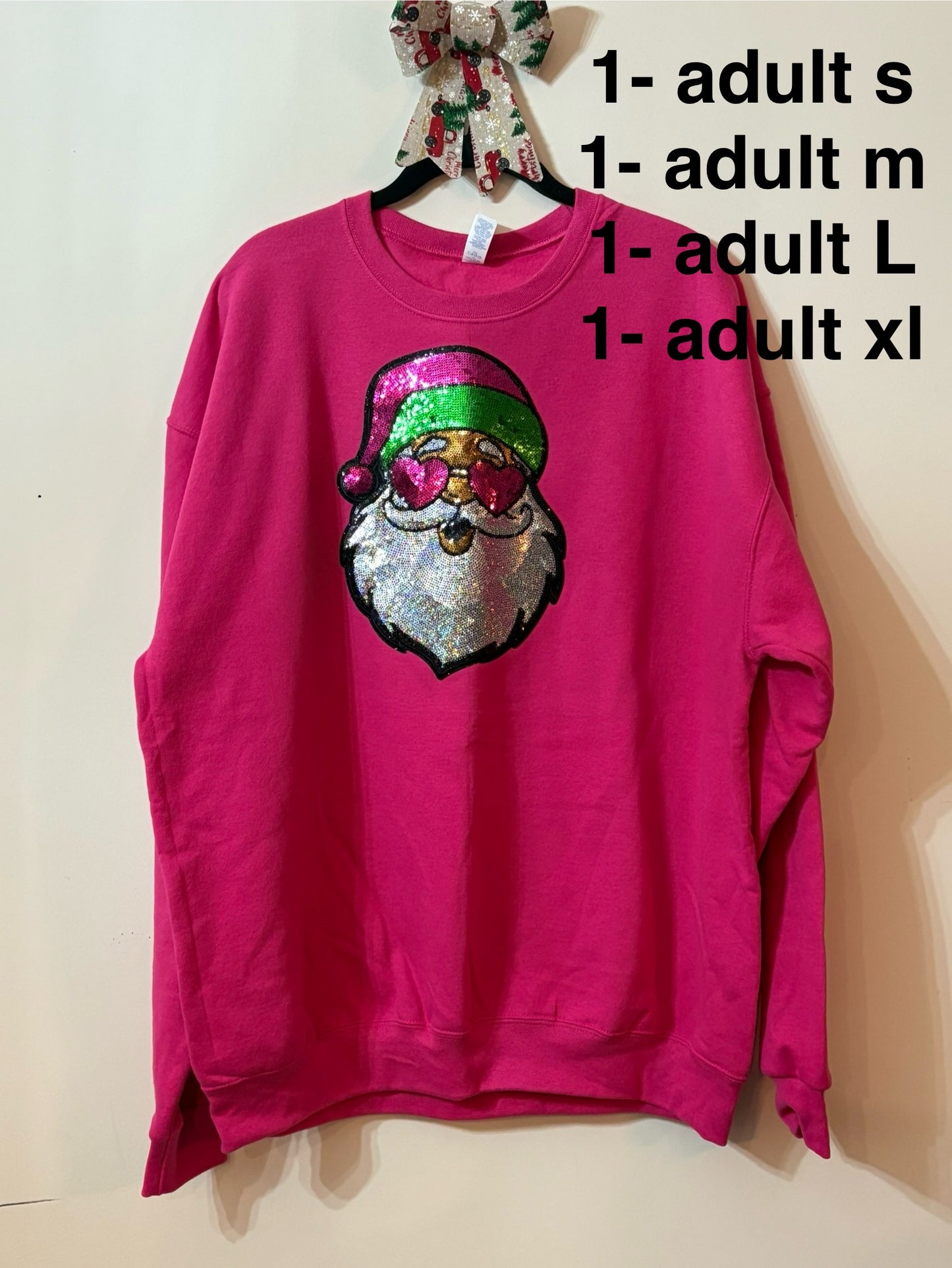 Sequin Santa Sweatshirt