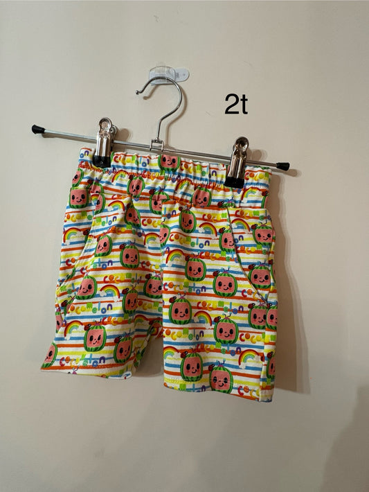 Melon jogger shorts