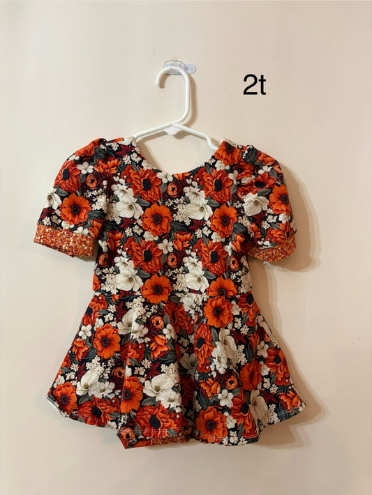 Retro Floral skirted Leo