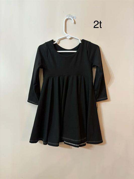 Long Sleeve Black Dress