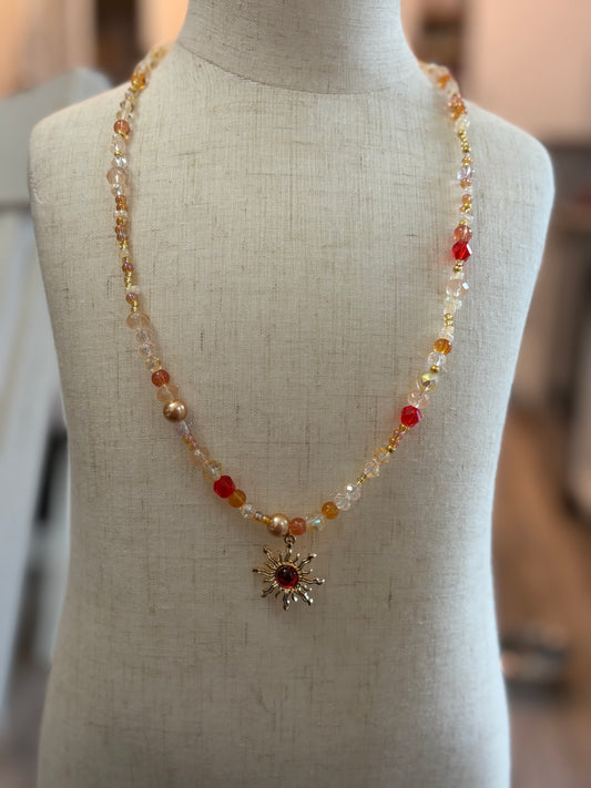 Sunshine Melody Beaded Necklace