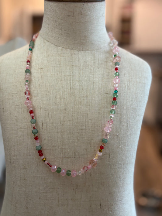 Spring Meadow Beaded Necklace