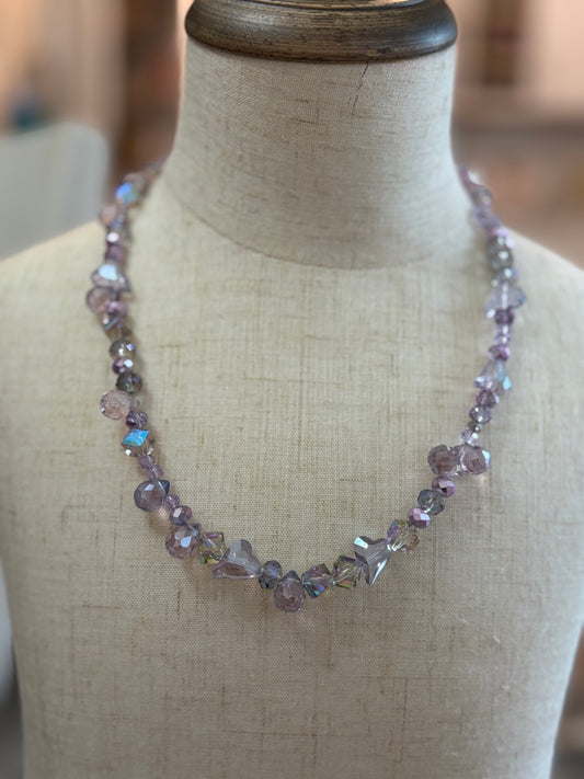 Lovely Lavendar Beaded Necklace