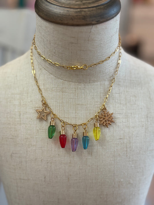 Christmas Joy Charm Necklace