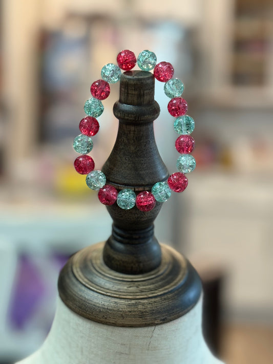 Christmas Joy Beaded Bracelet