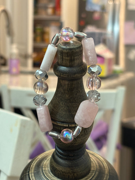 Diamond-Like Beaded Bracelet