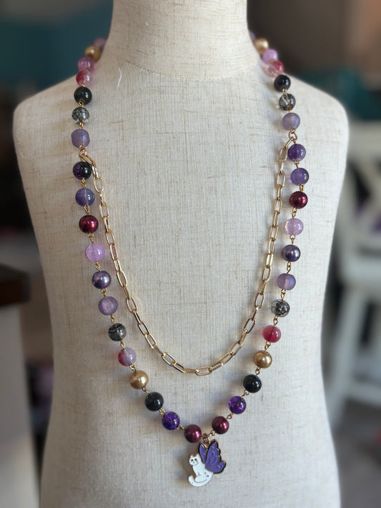Catturfly Beaded Necklace