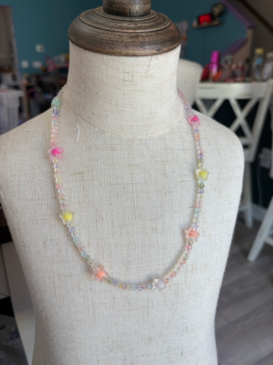 Daisy Beaded Necklace