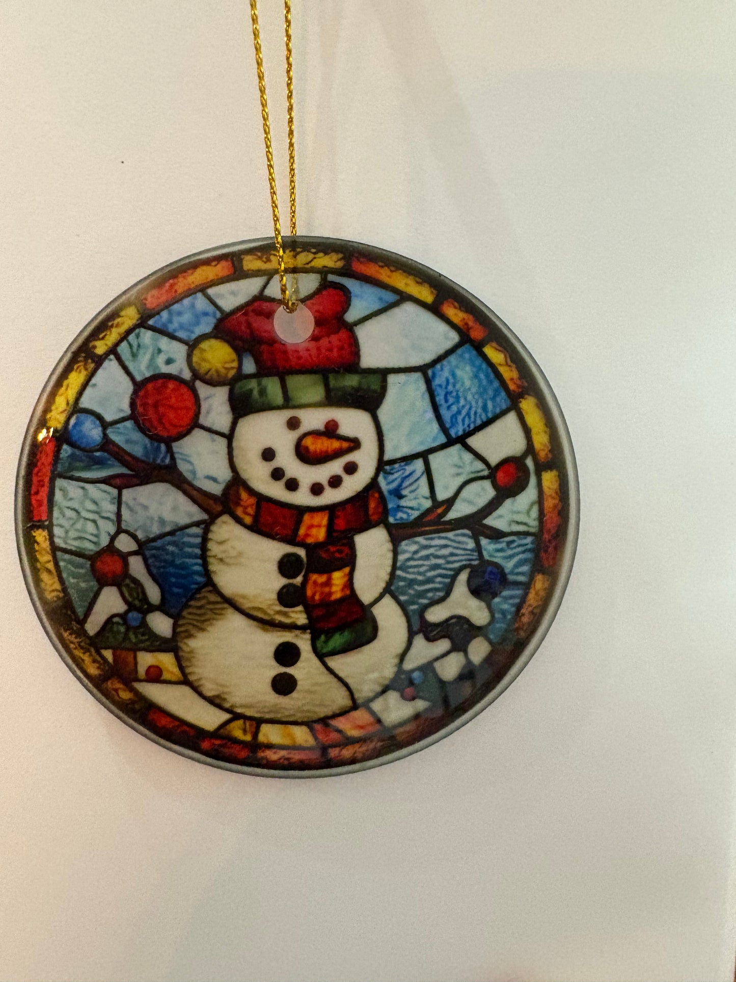 Choice of Stained Glass Artwork Ornament