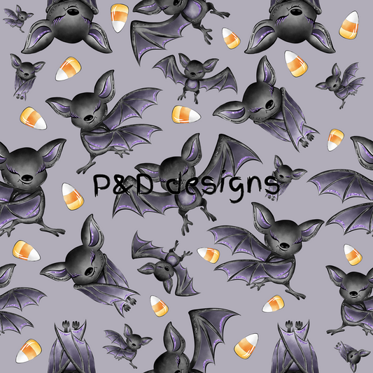 Bats on Grey