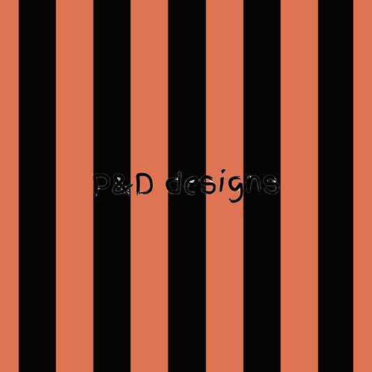 Orange and Black stripe